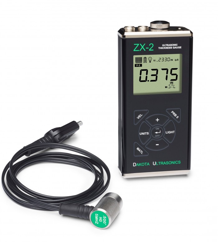 Diktemeters - Inspectietechniek.com - Dakota ZX-2 diktemeter met transducer