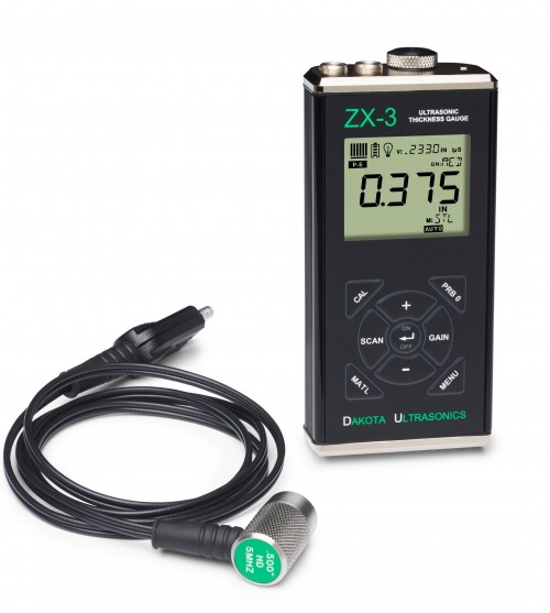 Diktemeters - Inspectietechniek.com - Dakota ZX-3 diktemeter met transducer